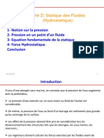 Chapitre 2:: Statique Des Fluides (Hydrostatique)