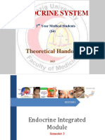 Endocrine System: Theoretical Handout