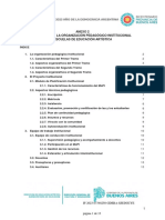 IF-2023-07348250 - Anexo II Pautas para La Organización Pedagógico Institucional de La Escuelas de Educación Artística