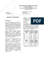 Informe Refractometria