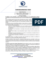 Glutamidazol 0,2% Complejo de Silicio y Ácido Hialurónico 2% Agua Estéril Inyectable CSP 10ml