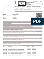 Certijoven - Certificado Único Laboral para Jóvenes: 00:04 Marzo 25, 2023