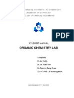 Organic Chemistry Lab: Student Manual