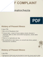 Chief Complaint: Hematochezia