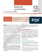 Brothers: Integration of Metabolism and Metabolic Processes in Fed, Fasting and Starvation States