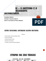 Disciplina: História Professor: Francisco Alberto Série:3° Ano Turma: 03 Turno: Matutino