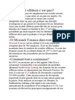 Une Société Offshore C'est Quoi?: Mossack Fonseca