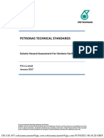 Petronas Technical Standards: Seismic Hazard Assessment For Onshore Facilities