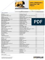 Safety & Maintenance Inspection Checklist - Cold Planers