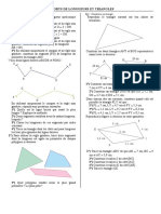 X 6-4-1 Reports de Longueurs Et Triangles: A 5,3 CM 3,9 CM B G 7,2 CM 4,3 CM 3,9 CM