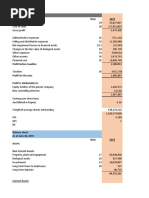 Note 2019: Income Statement