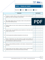 Teste - Tríade Do Tempo: Nunca Raramente Às Vezes Quase Sempre Sempre