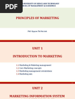 Principles of Marketing: Hanoi University of Sience and Technology School of Management & Economics