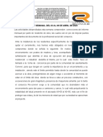 Reporte Semanal Del 03 Al 09 de Abril de 2023