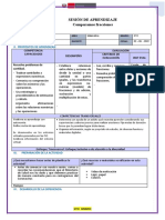 Sesión de Aprendizaje Comparamos Fracciones: I. Datos Informativos