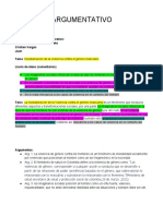 Cómo Construir El Esquema Argumentativo