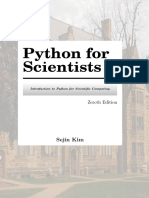 Python For Scientists: Sejin Kim