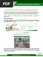 Paso APaso Inscripcion de Libros de Comercio de Manera VIrtual