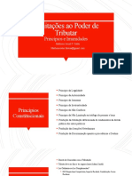 Limitações Ao Poder de Tributar: Princípios e Imunidades