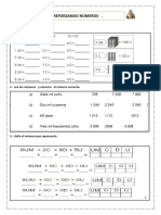 Ficha de Matematicas para Reforzar .