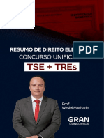 E Book Resumo de Direito Eleitoral para o Tse Unificado