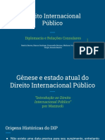 ApresentaçãoDireito Internacional Público