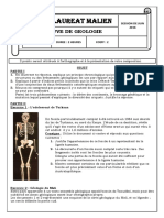 (Géologie) BAC 2016 SUJET ET CORRIGE-1 2