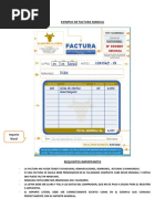 Ejemplo de Factura Manual