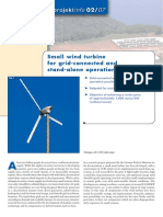 Small Wind Turbine For Grid-Connected and Stand-Alone Operation