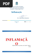 Inflamação: Faculdade de Saúde de Paulista Curso: Bacharelado em Optometria Disciplina: Fisiopatologia Geral