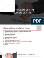 Tema 4. - Objetivos de Venta y Plan de Ventas