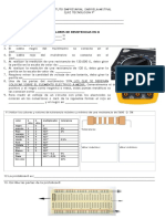 Quiz Tecnoligia Multimetro, Resistencia y Tabla Codigo de Colore