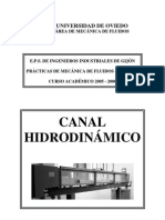 Practica de Canal Hidrodinamico