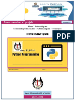 Informatique: Cours, Exercices Et Projets