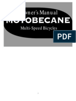 Motobecane Owners Manual