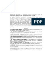 Demanda Planteada Ante El Juzgado de Primera Instancia de Trabajo y Previsión Social y de Familia Del Departamento de El Quiché.