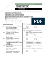 Redox Reaction - Test Cum Exercise