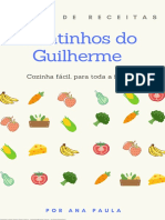 Pratinhos Do Guilherme: Livro de Receitas