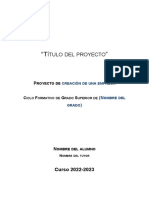 Ítulo DEL Proyecto: Curso 2022-2023