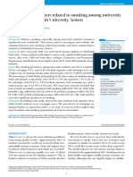 Knowledge and Factors Related To Smoking Among University Students at Hodeidah University, Yemen