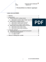 Chapitre 3:: Nomenclature en Chimie Organique