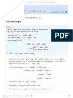 Applications Linéaires en Dimension Finie - Exercices Corrigés 2