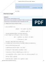 Applications Linéaires (1 - 4) - Exercices Corrigés - Mathprepa