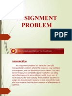 Assignment Problem