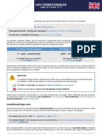 Introducción: Los Condicionales Son Estructuras Gramaticales Que Expresan, Como Bien Indica Su Nombre, Una Condición