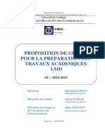 Proposition de Guide LMD