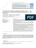 A Comparison of Local-Global Visuospatial Processing in Autism Spectrum Disorder, Nonverbal Learning Disability, ADHD and Typical Development