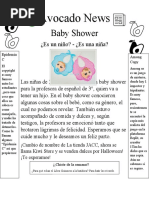 Avocado News: Baby Shower