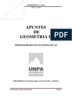 Apuntes de Geometría