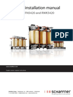 User and Installation Manual: Output Filter FN5420 and RWK5420